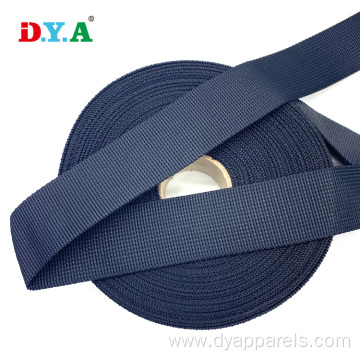 Durable 4 cm navy nylon webbing for bag